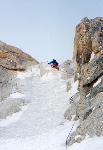 goulotte Chere au Mont Blanc du Tacul