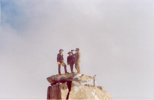 Jean Franck Charlet, Chris Bonington  Hervé Thivierge au sommet du Grépon